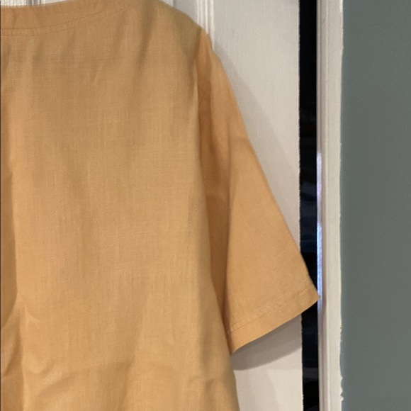 David Dart Collection Yellow Short Sleeve Top - Picture 5 of 12